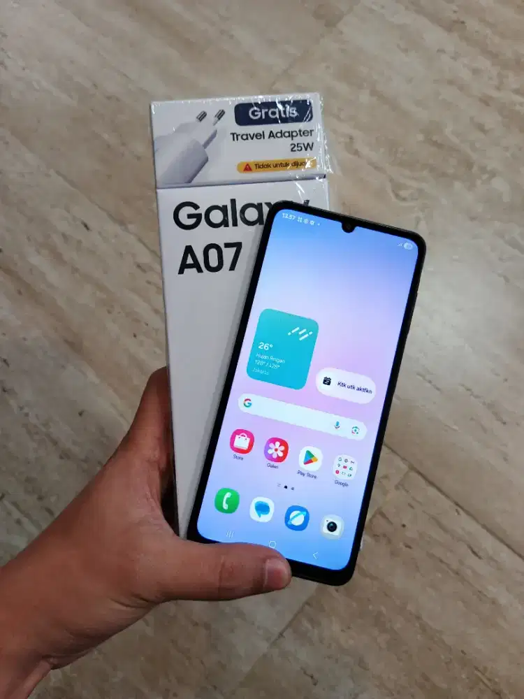 Samsung galaxy A07 ram 6/128 GB like new