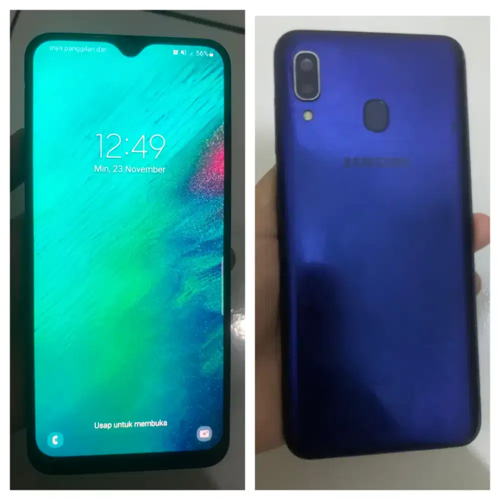 Samsung galaxy A20 (Blue)