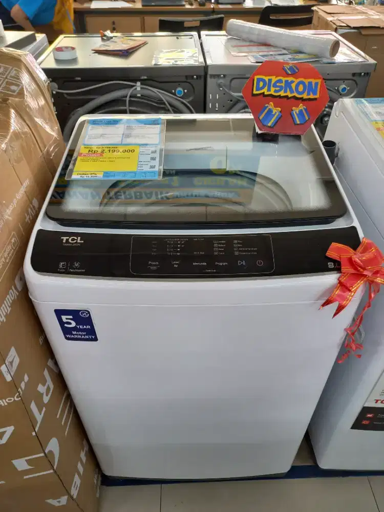Mesin cuci TCL 8KG
