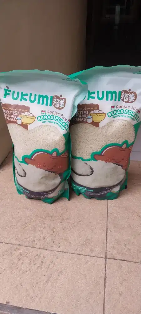 Beras Porang 1kg 0 Kalori uk diet/diabetes