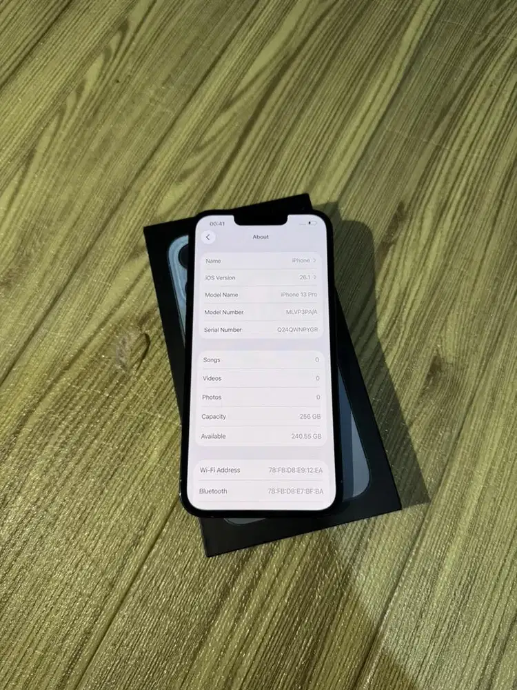 Iphone 13 pro 256gb Ex ibox Fullset ori Bisa COD dan TT