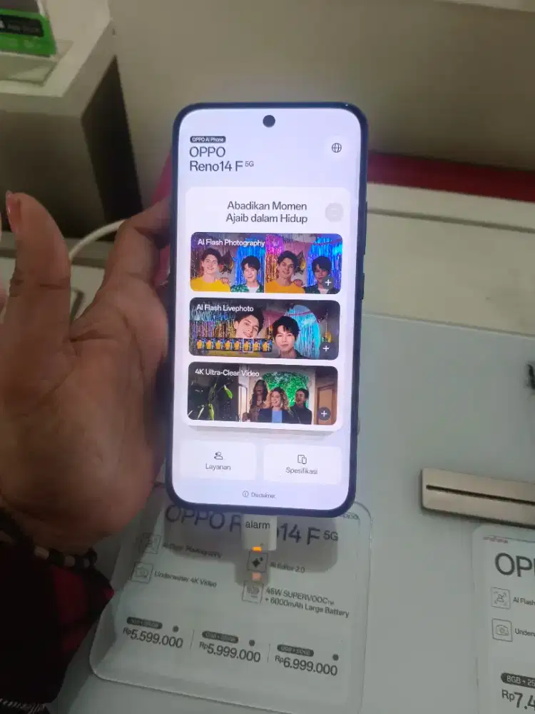 Kredit Hp oppo Reno14F 5G 12/256gb proses cepat dan mudah