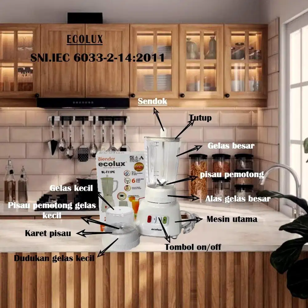 Ready Blender Plastik Ecolux