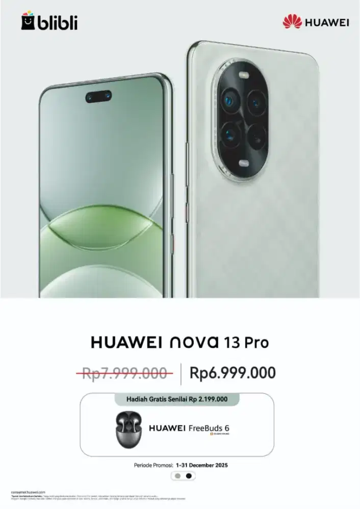 Handphone Huawei Nova 13 Pro