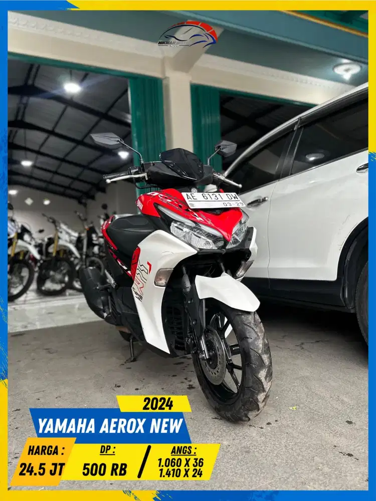 YAMAHA AEROX NEW 2024 PLAT AE NEGO LURR HIKMAH MOTOR KEPUH MALANG