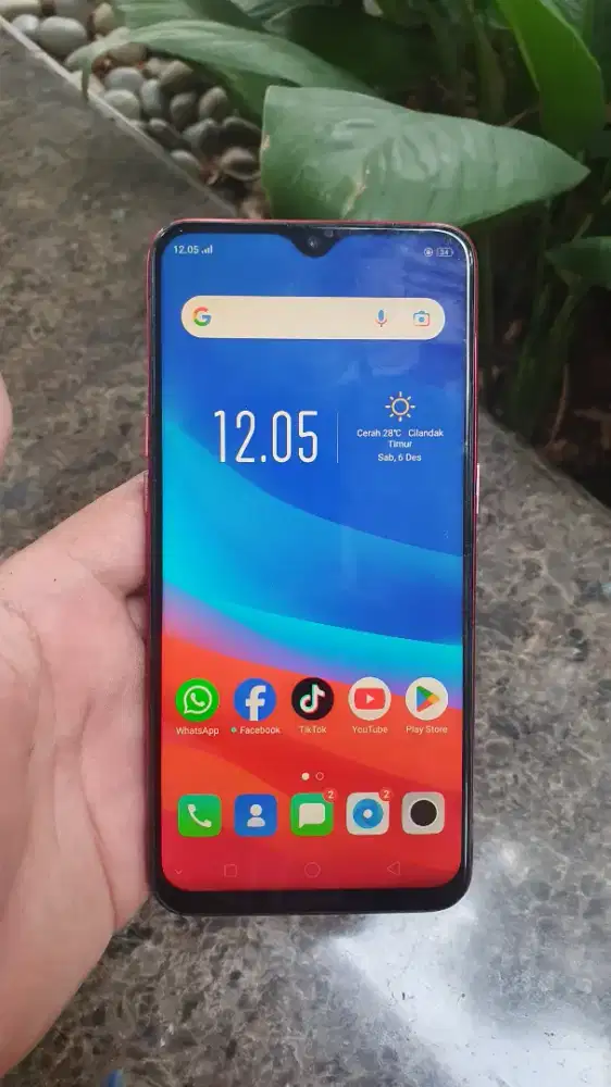 Oppo F9 pro ram 6/64 batangan hp charger