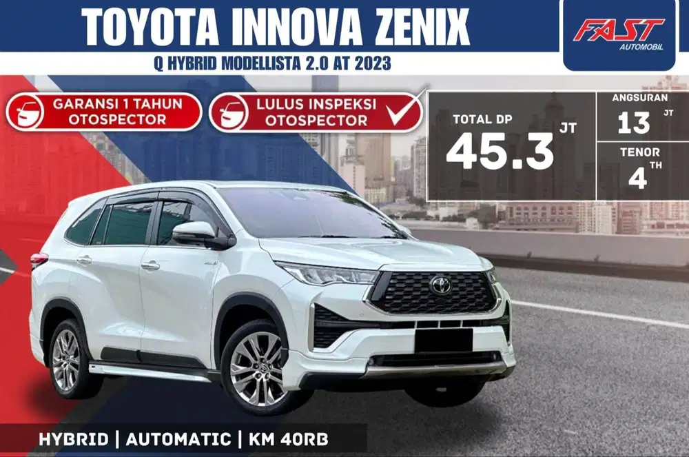 TOYOTA INNOVA ZENIX Q MODELLISTA 2023 2.0 SERVICE RECORD PJK PJG #F5ST