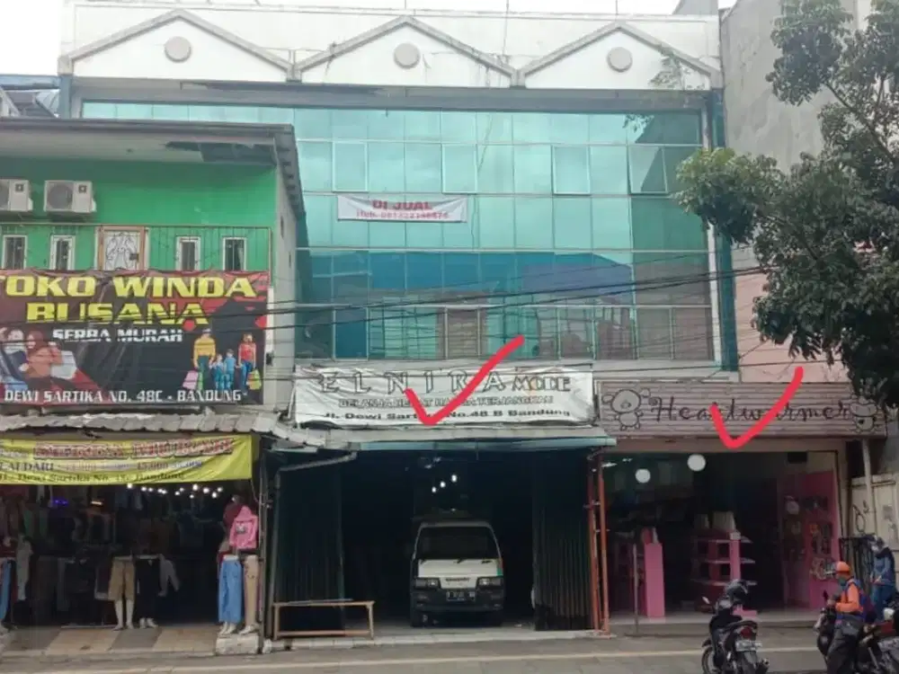 Jual/Sewa Ruko Komersial di Jl Dewi Sartika Bandung Siap Pakai Cocok untuk berbagai jenis usaha