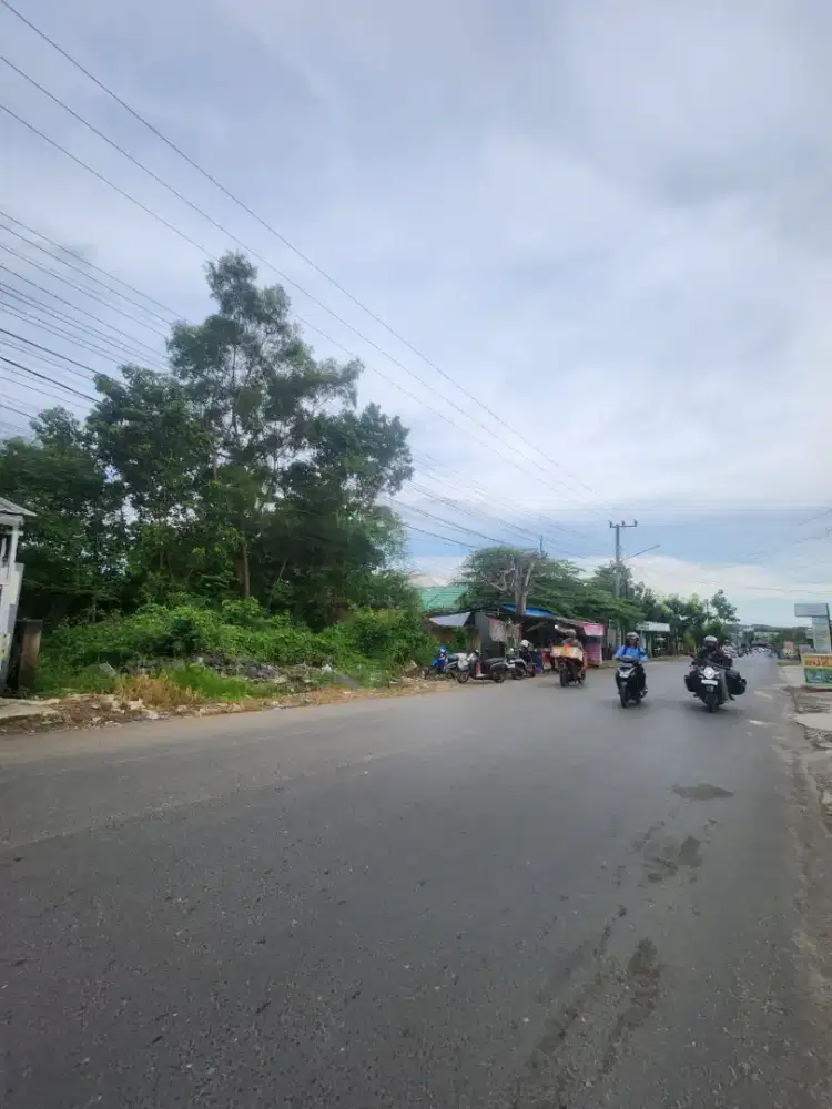 Tanah Super Strategis pinggir jalan di pusat perdagangan Banjarbaru
