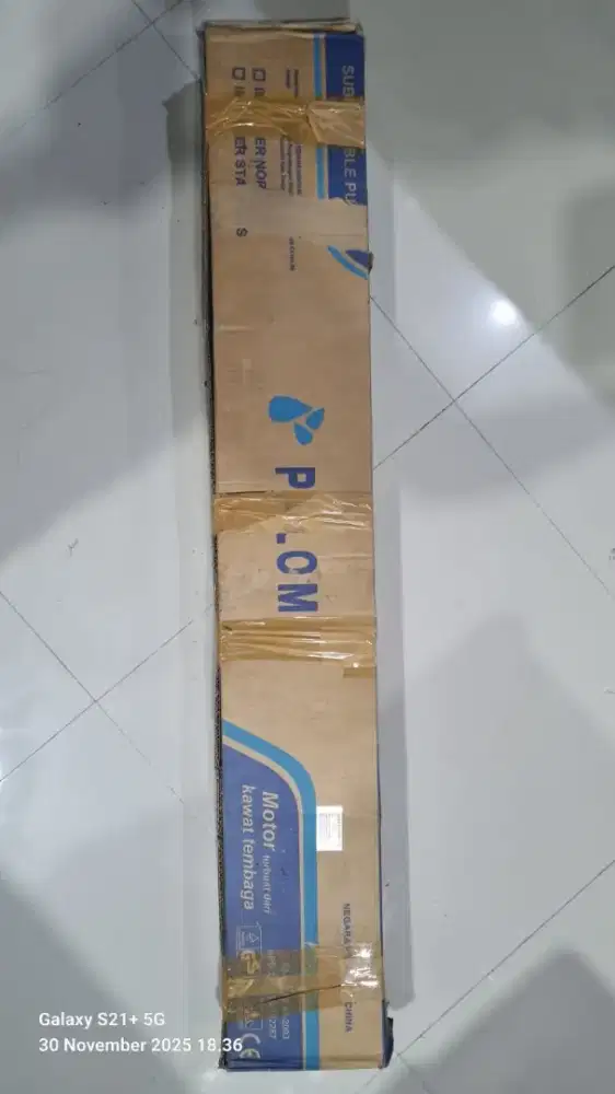 Jual murah Pompa Celup Merk Paloma 3 inch 0.5 HP baru dan belum  pakai