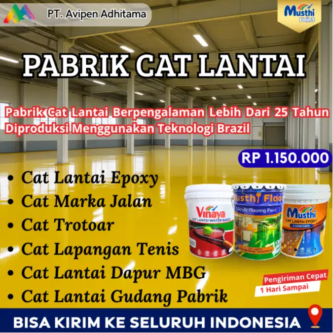 Cat Lantai Epoxy 20 Kg Utk Gudang Keramik Semen Beton Jambi