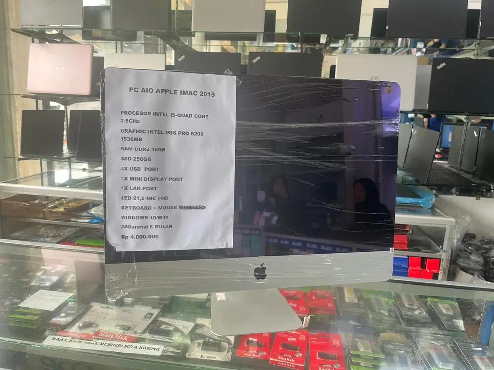 PC AIO APPLE IMAC i5 Ram 16gb ssd 256gb garansi 6 bln