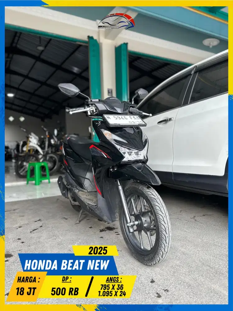 HONDA BEAT NEW 2025 BEKAS RASA BARU BOSSKU HIKMAH MOTOR KEPUH MALANG