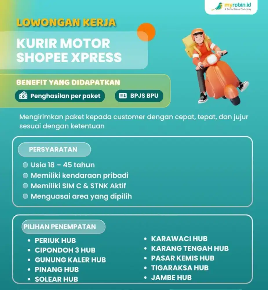 Lowongan kerja terbaru kurir