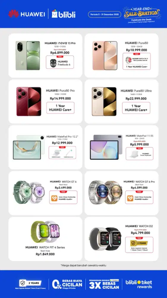 Promo Huawei Store Resinda