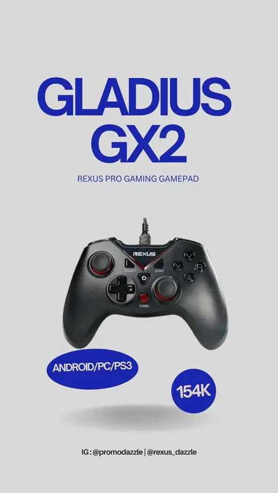 Gamepad rexus Gladius GX2