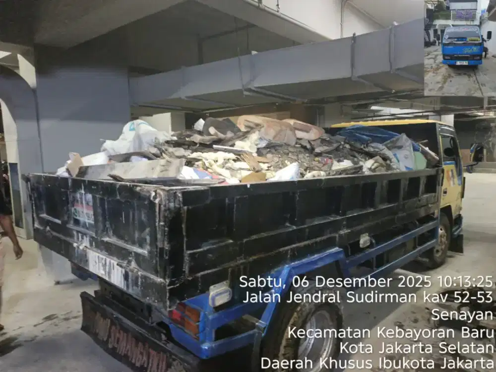 Jasa angkut puing dan buang sampah