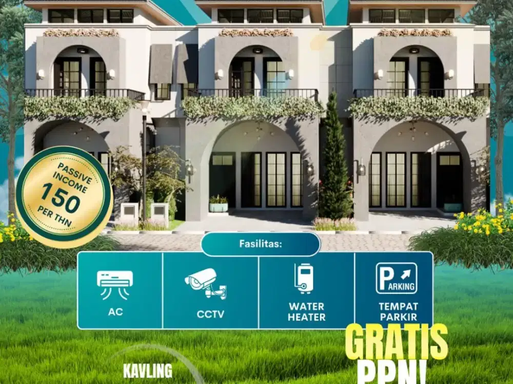 Rukost 800jutaan dekat kampus malang