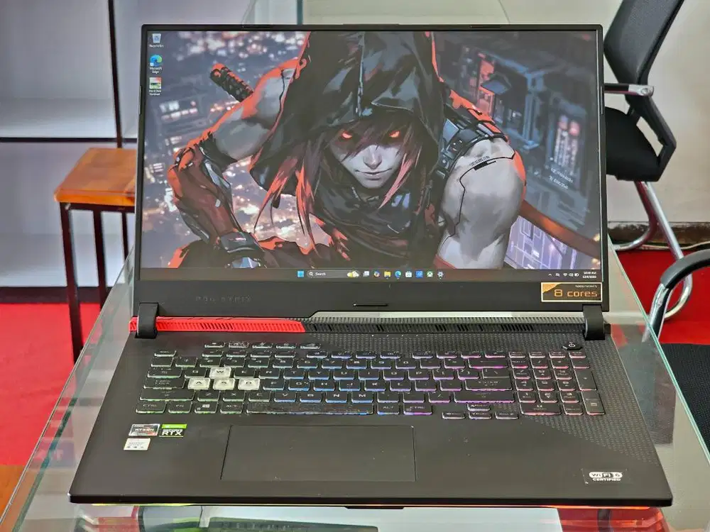 ASUS ROG G17 G713QC AMD Ryzen 7 5800H Nvidia RTX 3050 144 Hz Layar Jum