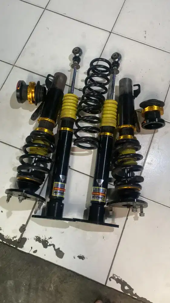 Coilover yellow speed racing japan