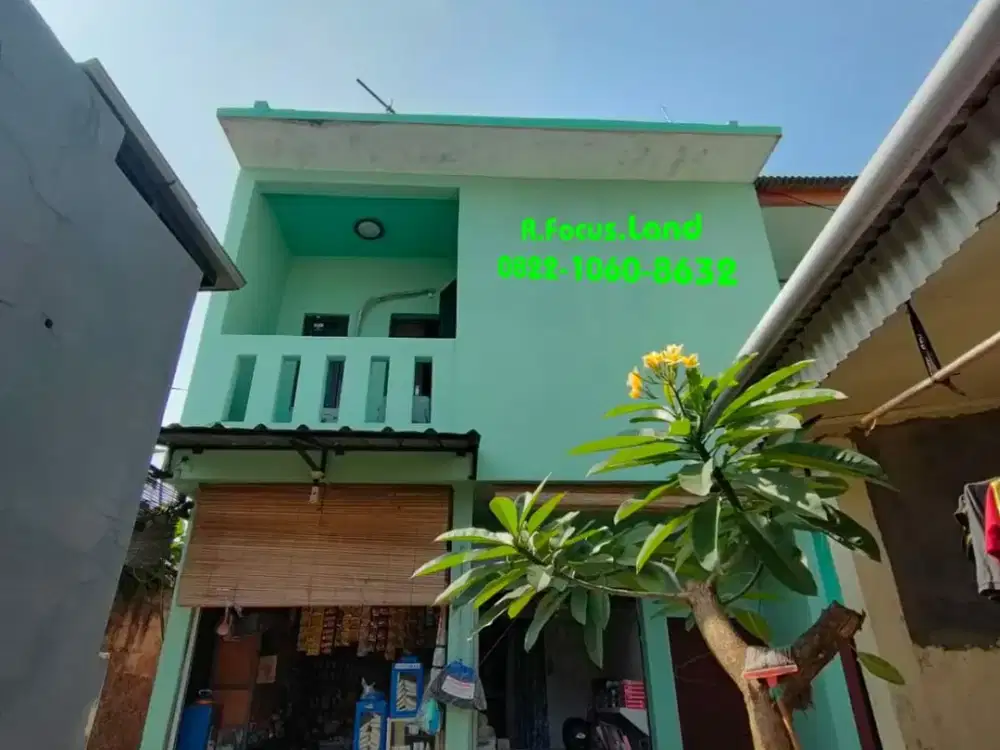 Rumah Warung Tingkat 2 Setengah Lantai di PONDOK KACANG pondok aren