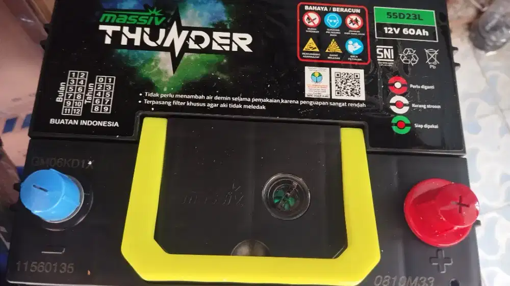 Accu aki baru nissan juke xpander cross innova 60ah thunder kering