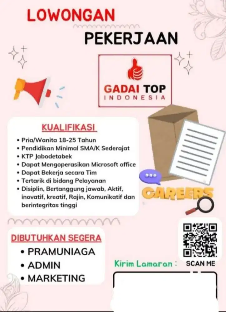 LOKER GADAI TOP