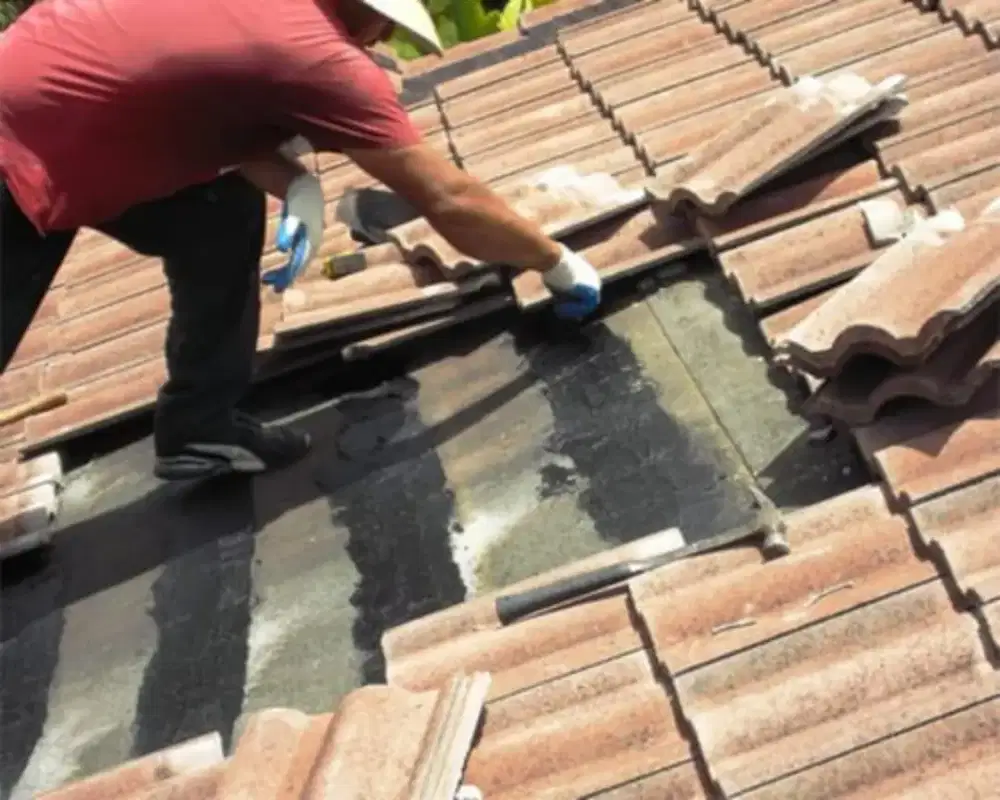 Perbaikan atap bocor dan rembes