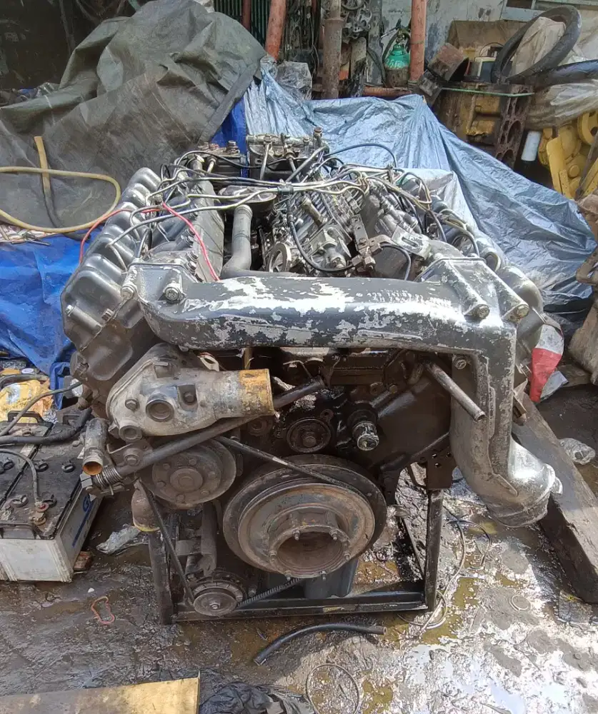 Engine mesin Mercy OM 423 OM423 360HP, 10 cilinder