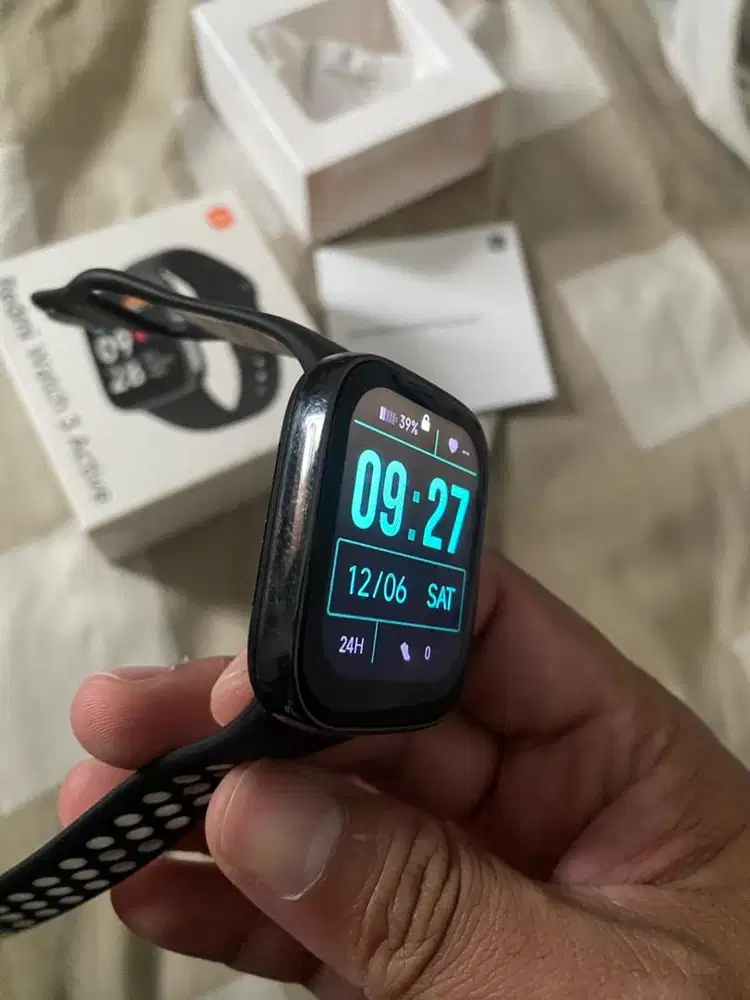 Smartwatch Xiaomi Redmi Watch 3 Active Seken Second Bekas