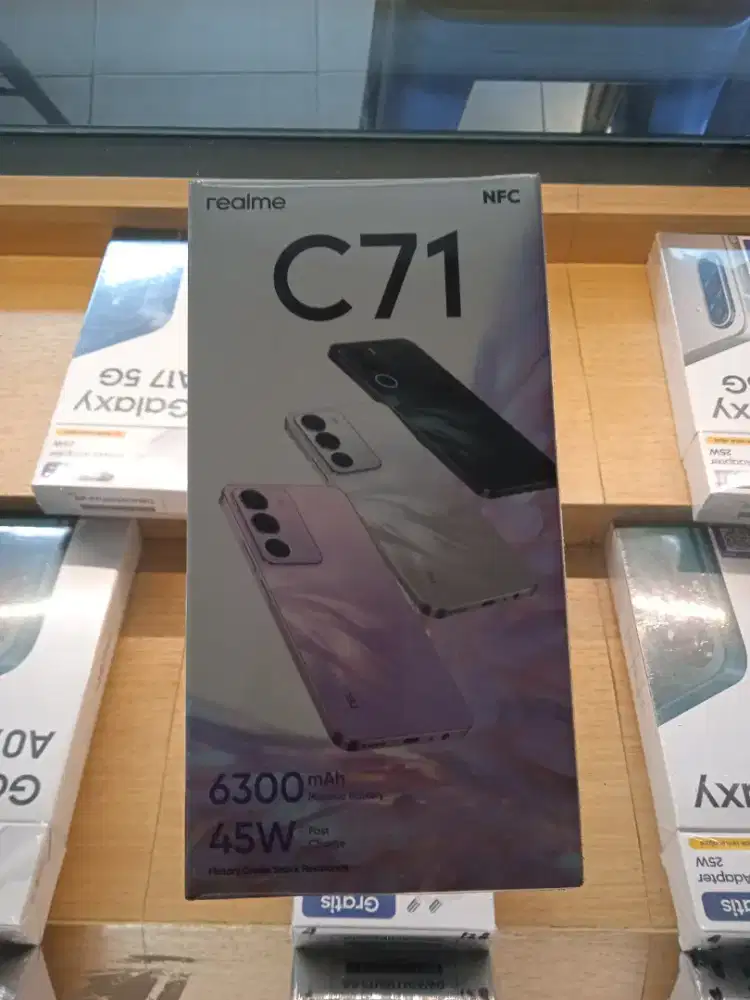 Redy realme C71 8/128 NEW Garansi resmi 1thn