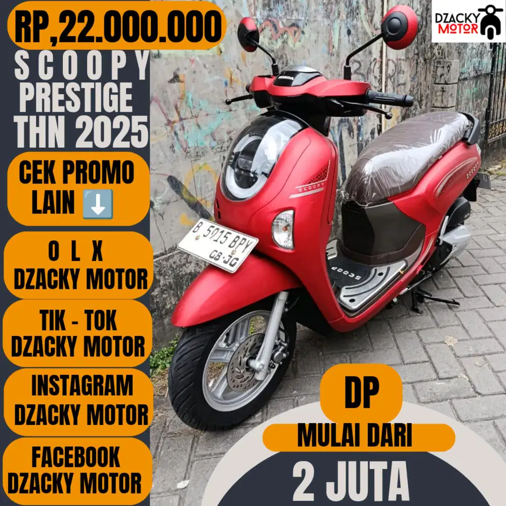 SCOOPY PRESTIGE 2025 SECOND LIKE NEW