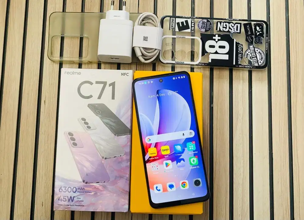 Realme C71 (4/128) lengkap ori mulus no minus