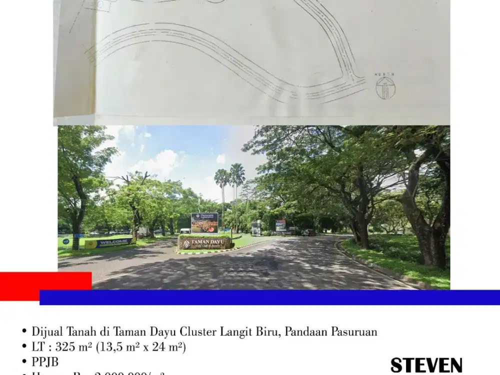 Dijual Tanah di Taman Dayu Cluster Langit Biru, Pandaan Pasuruan