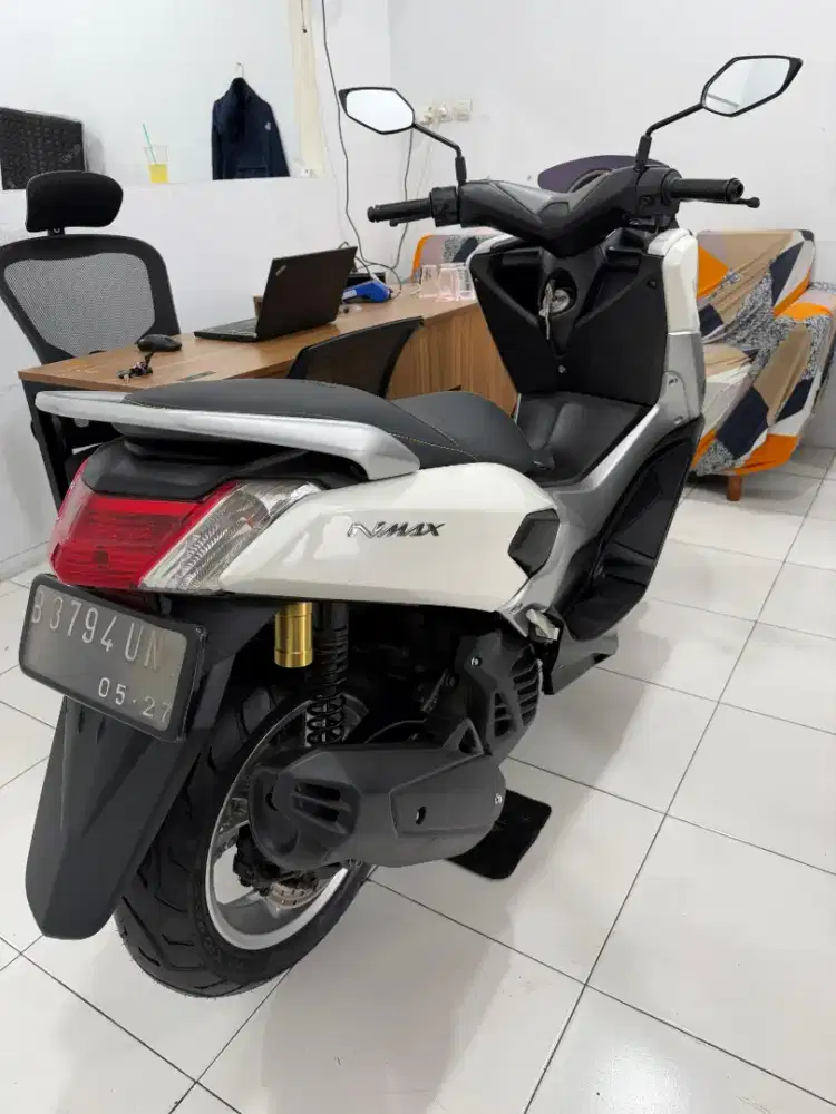 YAMAHA NMAX 155CC THN 2017 PJK PANJANG WHITE GLOSSY