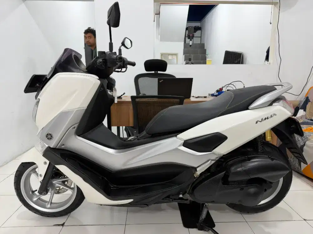 YAMAHA NMAX 155CC THN 2017 PJK PANJANG WHITE GLOSSY