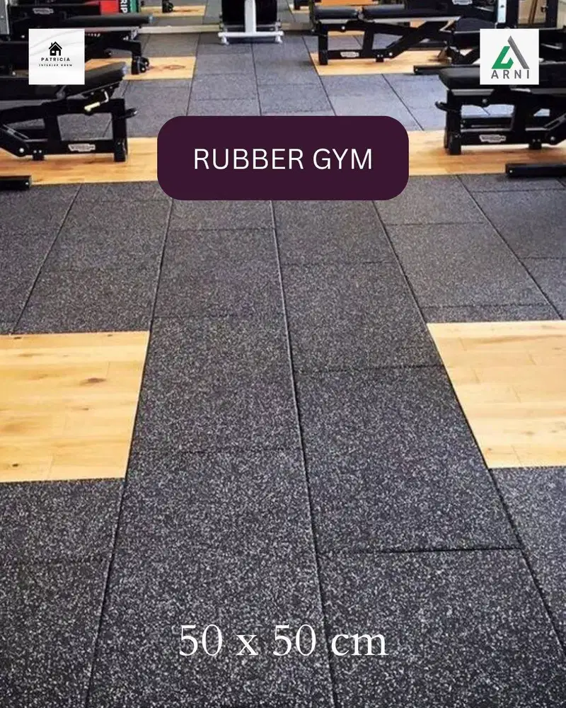 RUBBER GYM MET | KARET LANTAI ANTI SLIP