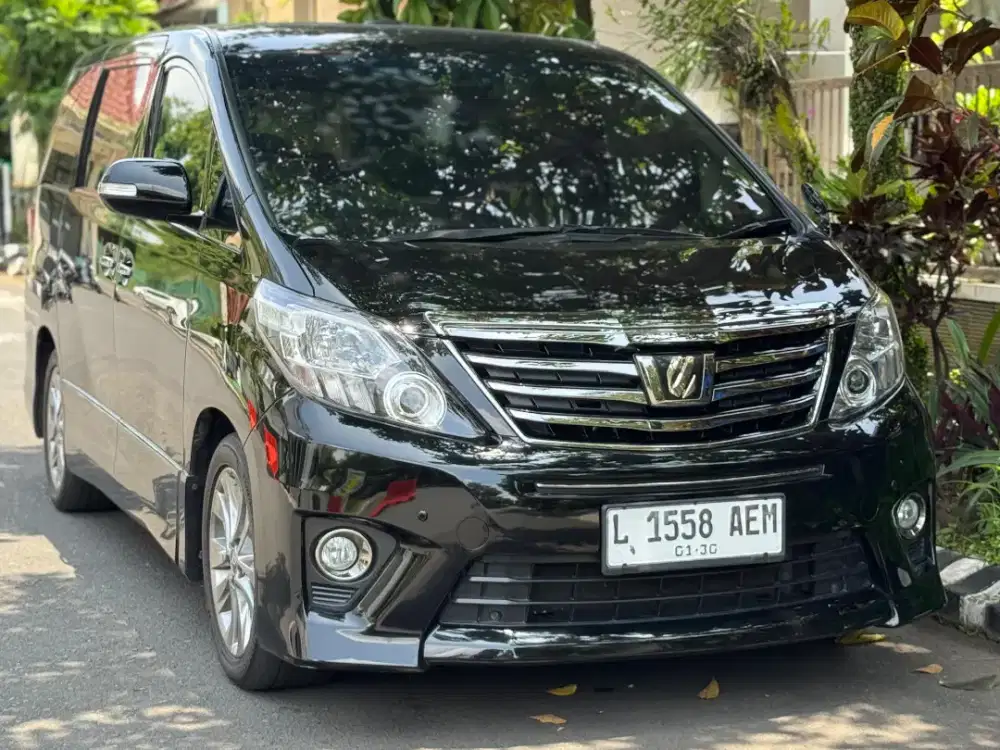 Alphard 2014 pmk 2015 S Luxury type gold II (last edition) istimewa