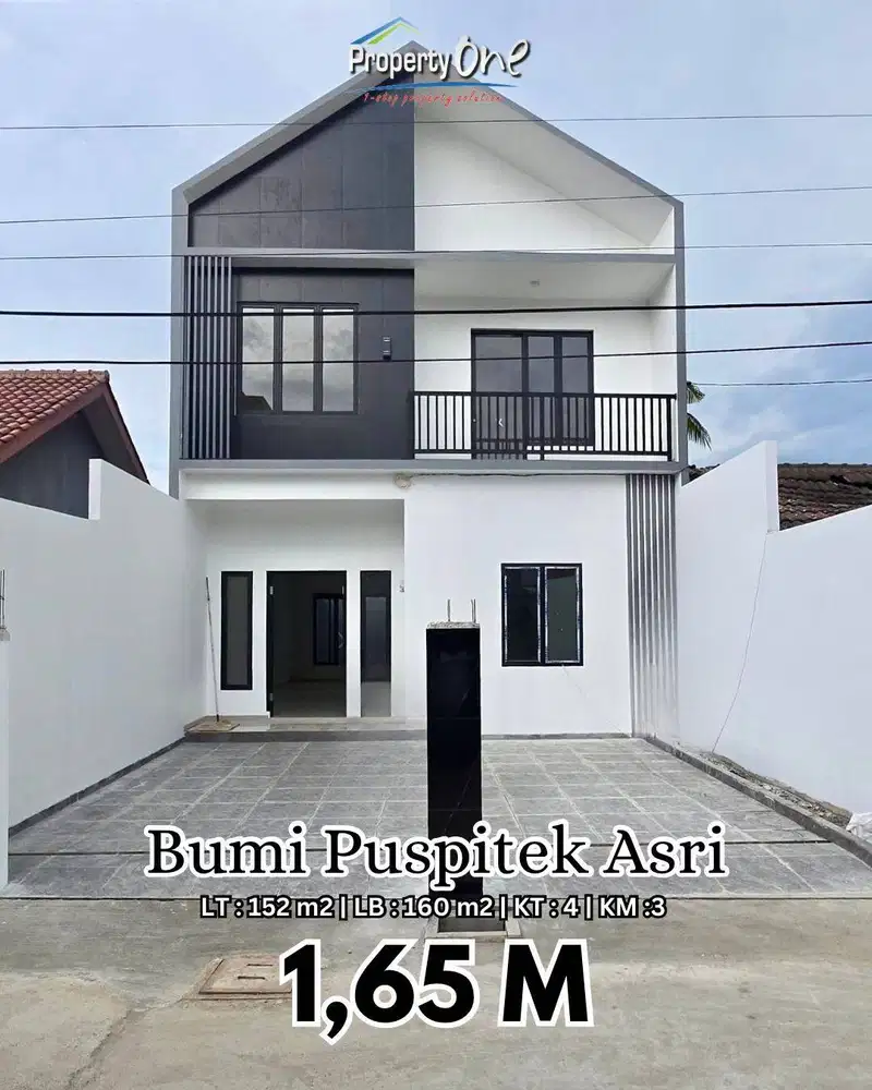 Jual Rumah Selangkah ke BSD City ada di Bumi Puspitek Asri