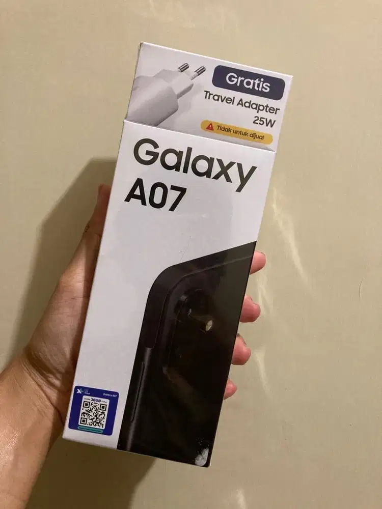 New BNIB Samsung A07 4/64 Black Resmi