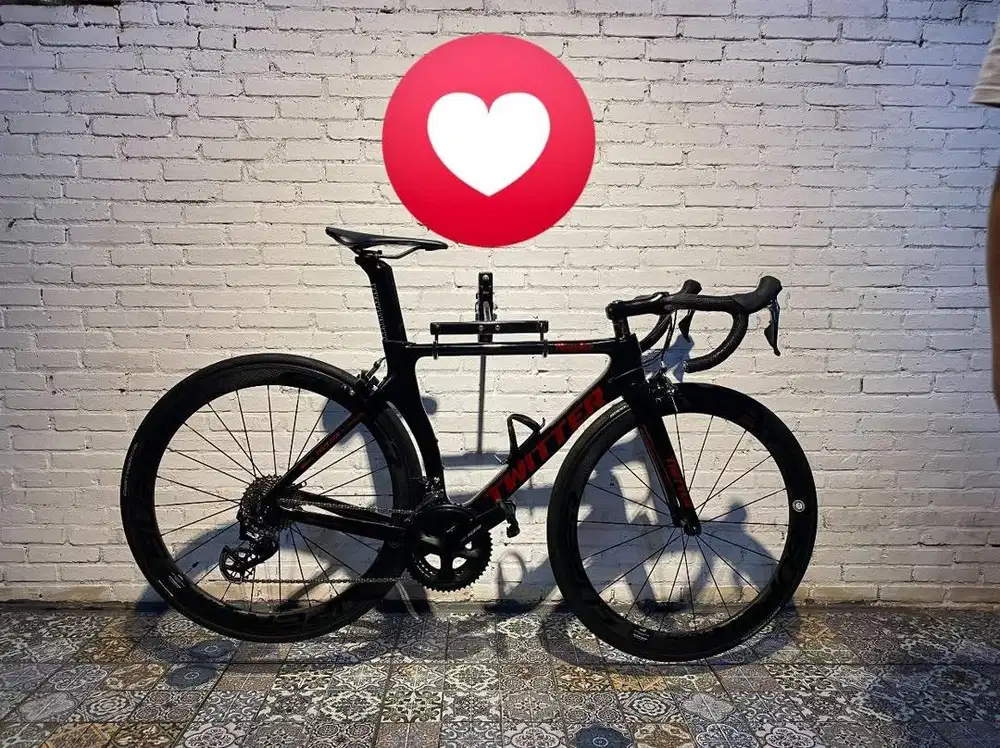 ROADBIKE SEPEDA BALAP FULL CARBON KARBON TWITTER THUNDER BONUS GARMIN