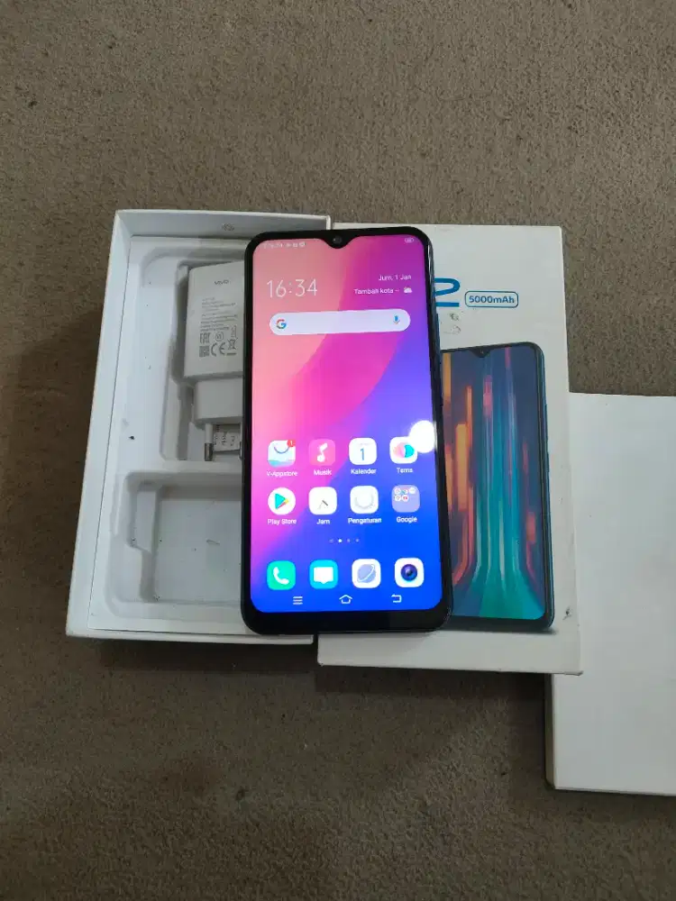 Vivo y12 fullset ram 3/32