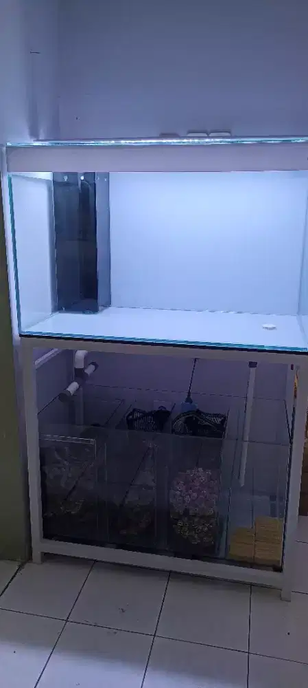 Akuarium aquarium besar tebal lengkap