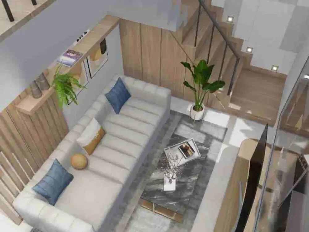 rumah cantik 2 lt di sukun udah furniture lengkap promo sampai ahir tahun