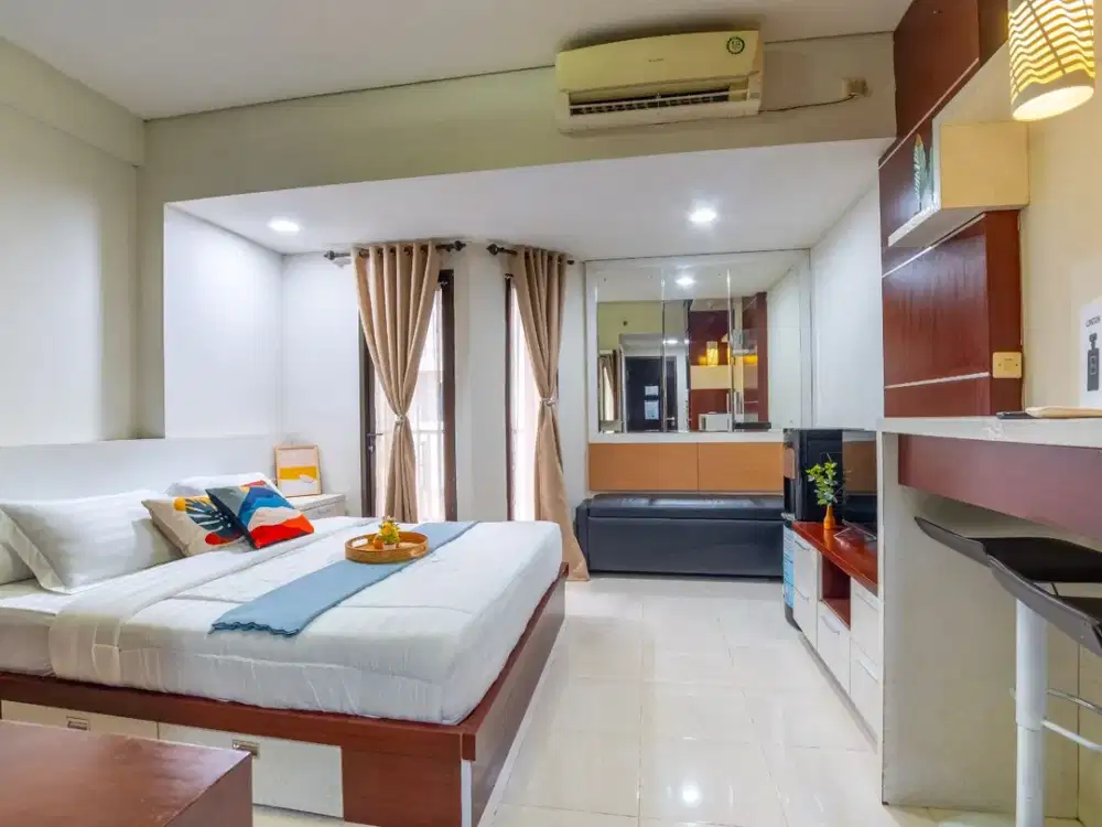 Sewa Apartemen Tipe Studio Tamansari Sudirman Modern dan Full Furnished – Dekat GBK, SCBD, MRT Benhil, Satrio, Kuningan, Semanggi, Jakarta Sela
