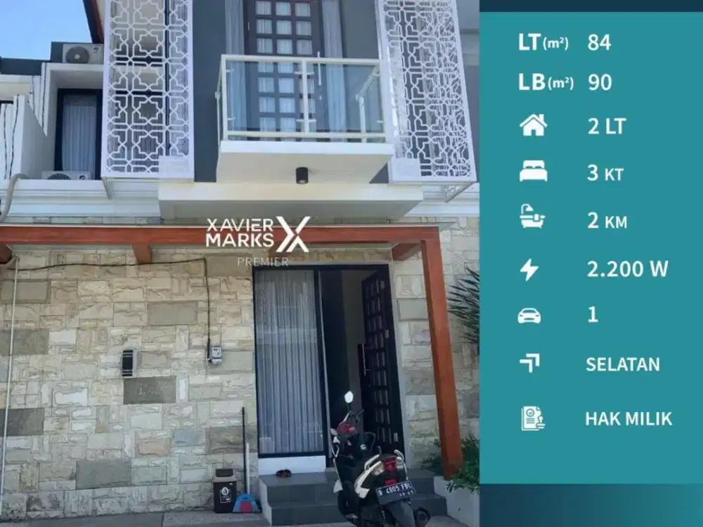 Dijual Rumah Full Furnish 2 Lantai Dekat Kampus UMM Malang