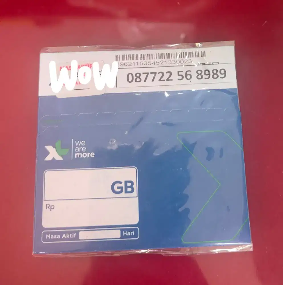 Kartu XL nomor cantik 8989 hoki