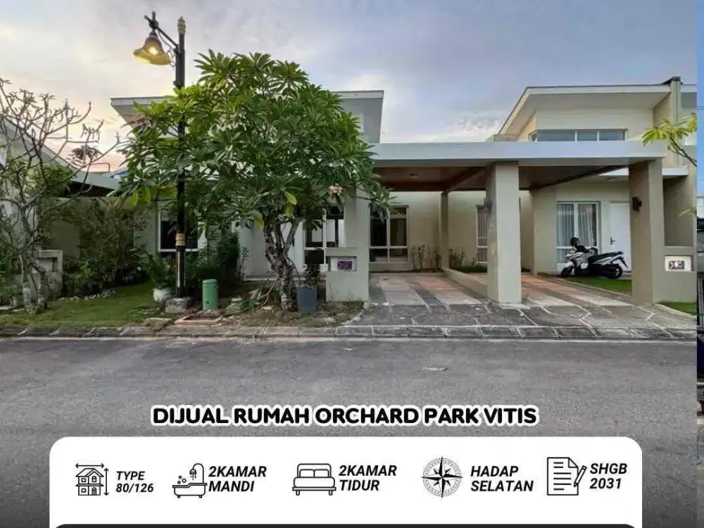 Dijual Rumah Orchard Park vitis Batam Center