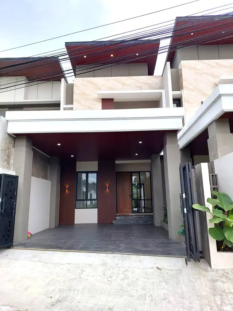 Rumah Baru Modern Elegan dekat Jalan Besi Jangkang