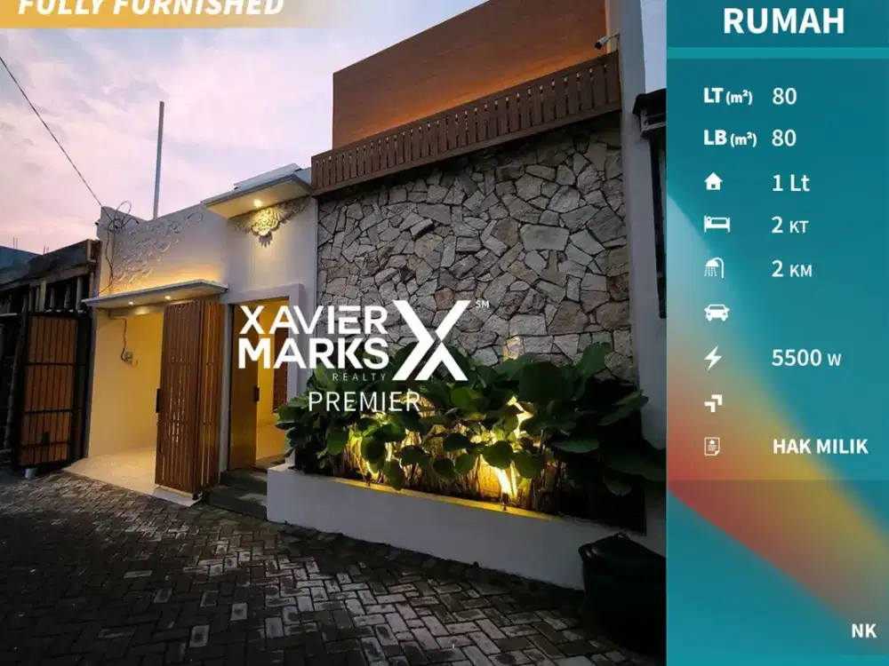 Dijual Rumah Full Furnish di Sukun Malang Modern Minimalis